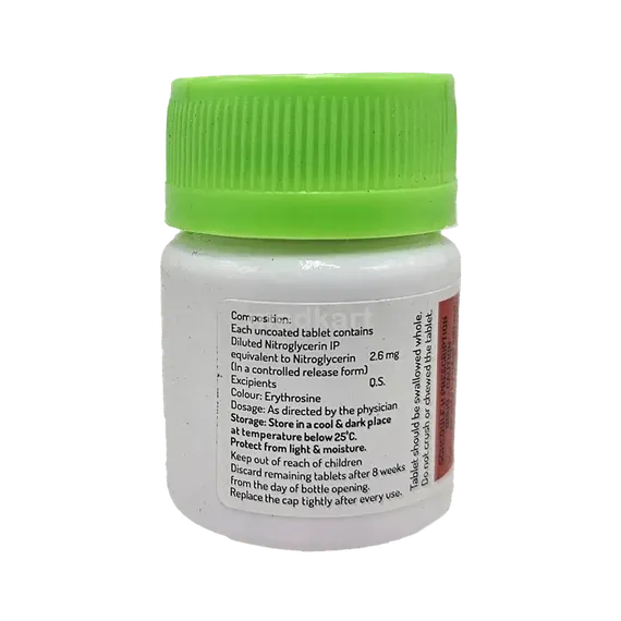 nitromer g 2.6mg tablet 30's